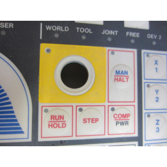 Adept 101 Teach Pendant WCable wo Red E-Stop Button - Used