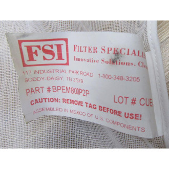 FSI BPEM800P2P Bag Filter (Pack of 11) - New No Box