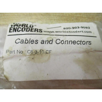 World Encoders C6-3-10CF Encoder Cable C6310CF