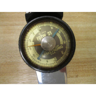 Armstrong FDTW 21 Dial Torque Wrench FTDW21 - Used