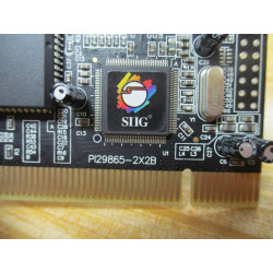 Siig JJ-P04511-S1 Serial PCI Adapter P129865-2X2B WO 2 Port Extension - Used