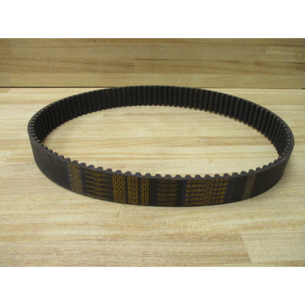 Goodyear 800-8M-20 RPP Timing Belt - 8M Profile, 800mm Pitch Length, 20mm Width, 100 Teeth