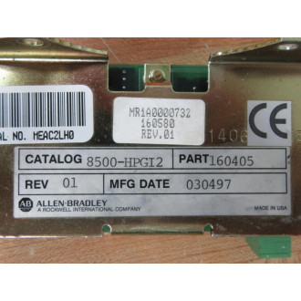 Allen Bradley 8500-HPGI2 Interface Board 160405 Rev 01 - Used