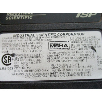 Industrial Scientific 1810-4646 ISP Sample Pump 18104646 - Used