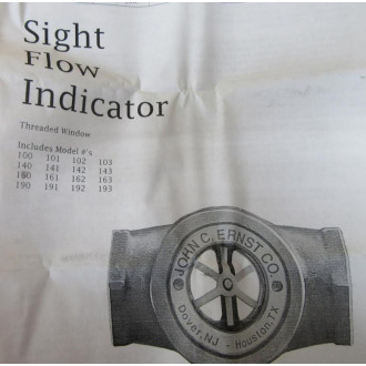 Ernst Gage 141-0.50 Sight Flow Indicator 141050