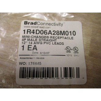 Brad Harrison  Daniel Woodhead 1R4D06A28M010 Mini-Change Receptacle
