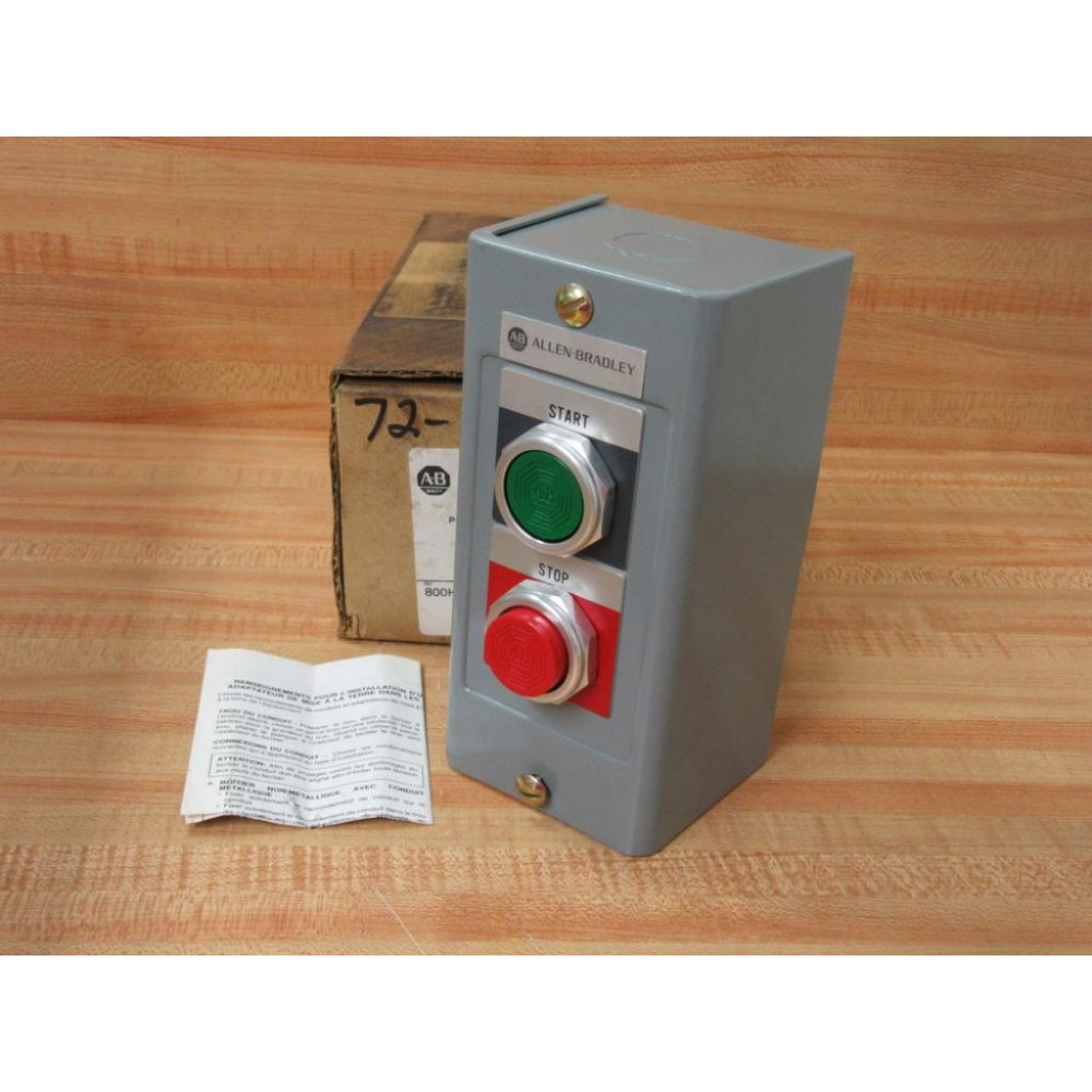 Allen Bradley 800H-2HAM Push Button Enclosure 800H2HAM W800H-BK6  800H-AK1 Allen Bradley 800H-2HAM Push Button Enclosure 800H2HAM W800H-BK6  800H-AK1