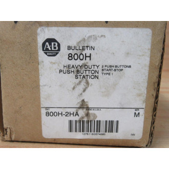 Allen Bradley 800H-2HAM Push Button Enclosure 800H2HAM W800H-BK6  800H-AK1 Allen Bradley 800H-2HAM Push Button Enclosure 800H2HAM W800H-BK6  800H-AK1