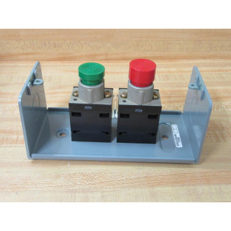 Allen Bradley 800H-2HAM Push Button Enclosure 800H2HAM W800H-BK6  800H-AK1 Allen Bradley 800H-2HAM Push Button Enclosure 800H2HAM W800H-BK6  800H-AK1