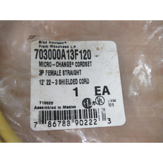 Brad Harrison 703000A13F120 Micro Change Cordset