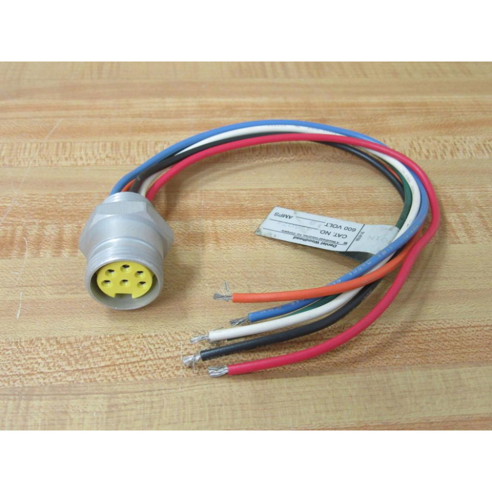 Daniel Woodhead 42607 Female Cable Assembly 2R6004A20A120 8 Amp - New No Box