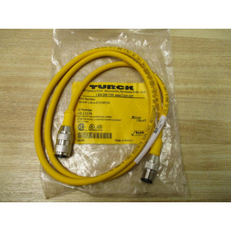 Turck RK 4.4T-1-RS 4.4TS1587SV Euro Fast Molded Cordset U2-11179