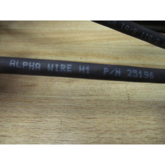 Alpha Wire 25196 Cable W Connector - New No Box