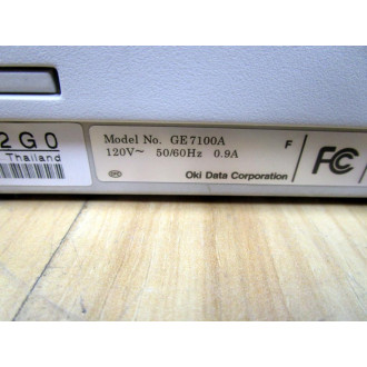 OkiData GE7100A Microline 321 Turbo Printer Cracked Cover - Used