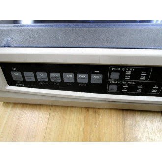 OkiData GE7100A Microline 321 Turbo Printer Cracked Cover - Used