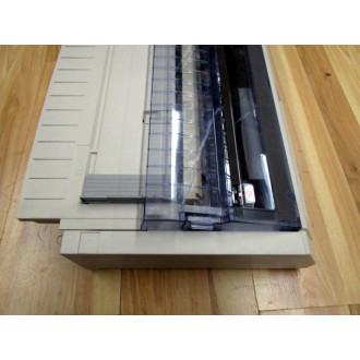 OkiData GE7100A Microline 321 Turbo Printer Cracked Cover - Used