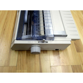 OkiData GE7100A Microline 321 Turbo Printer Cracked Cover - Used
