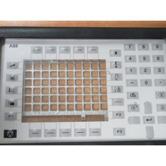 ABB 3HNE-00313-1 Pendant TPU2 Rev 4 HardwareEncl Only Scratched Buttons - Used