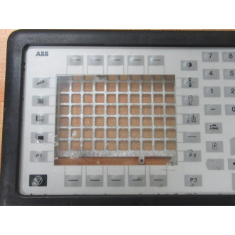 ABB 3HNE-00313-1 Pendant TPU2 Rev 4Small BurnEncl & Hardware Only - Used