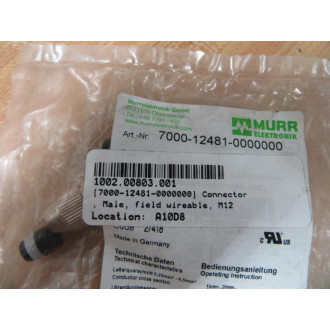 Murr Elektronik 7000-12481-0000000 Connector 7000124810000000