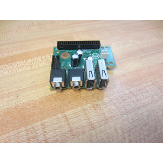 Dell PWB XW056 USBAudio Front Panel 0XW055 XW055 74431 - Used