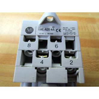 Allen Bradley 194L-A20-1754 Load Switch 194LA201754 WO Dial-WExtension - Used