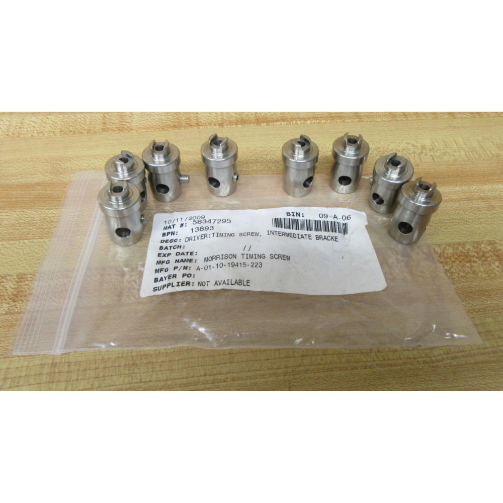 Morrison Timing Screw A-01-10-19415-223 Intermediate Bracket (Pack of 8) - New No Box