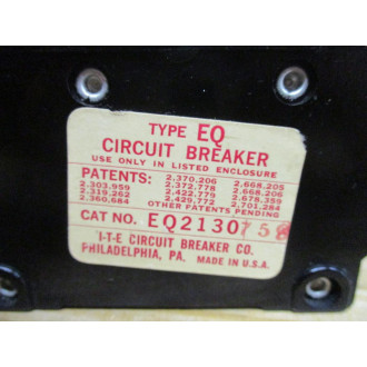 ITE EQ2130 Circuit Breaker 30 AMP - New No Box