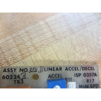 Nidec 1047405 Linear AccelDeccel Bd 60224 - Used
