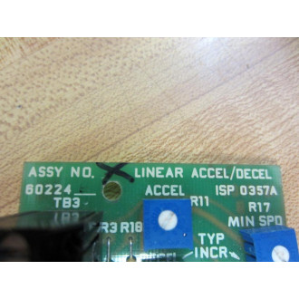 Nidec 1047405 Linear AccelDeccel Bd 60224 - Used
