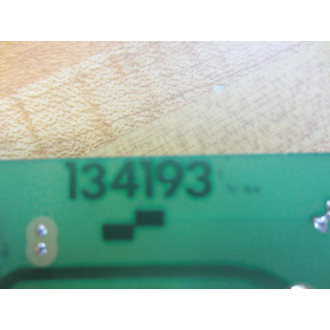 Honeywell 134193 Circuit Board 134193U Type K - Used