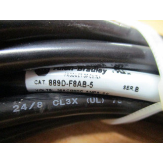 Allen Bradley 889D-F8AB-5 DC Micro Cable 889DF8AB5 - New No Box