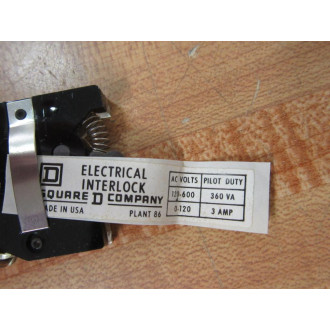 Square D 9999 SX-12 Interlock 87973 - New No Box