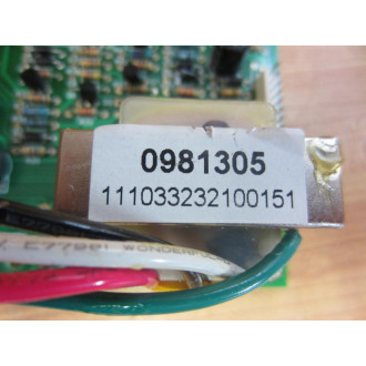 Hubbell 0380309 Dual-Lite Charger PCB 0981305 - Used