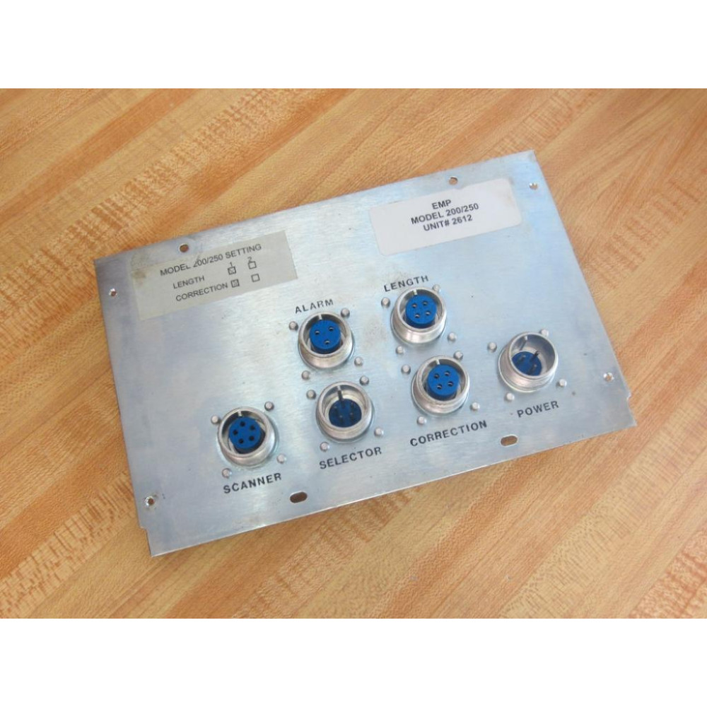 EMP Electronic Machine Parts 250 Model 250 Synch Board & Control Panel 2612 - Used