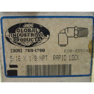 Global Industrial Products E08-255043 Rapid Lock Elbow (Pack of 19)