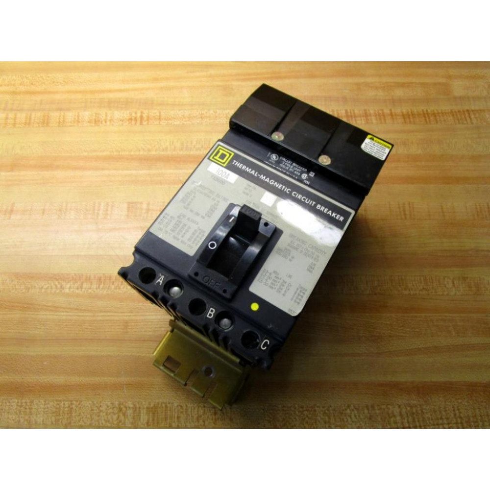 Square D FA36100 Circuit Breaker - Used Square D FA36100 Circuit Breaker - Used