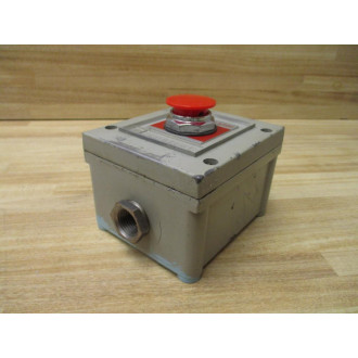 GE General Electric CR2940BC201A Enclosure W Pushbutton CR104PXF12 - Used