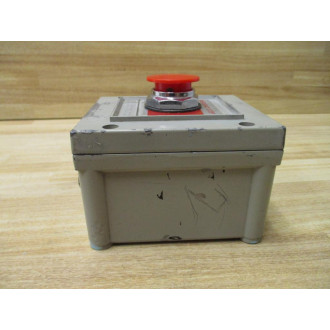 GE General Electric CR2940BC201A Enclosure W Pushbutton CR104PXF12 - Used
