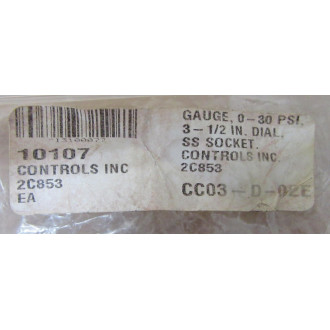 McDaniel Controls 2C853 Gauge - New No Box