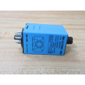 IDEC RTE-P11 Electronic Timer RTEP11 120VAC, Reversible Face Plate - Used