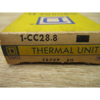 Square D CC28.8 Overload Relay Thermal Unit 58799 (Pack of 2)