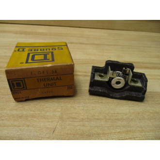 Square D GF1.38 Heater Overload Relay GF138 (Pack of 3)