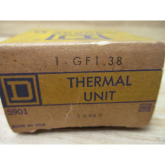 Square D GF1.38 Heater Overload Relay GF138 (Pack of 3)