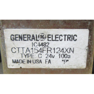 General Electric CTTA154FR124XN Contactor - Used