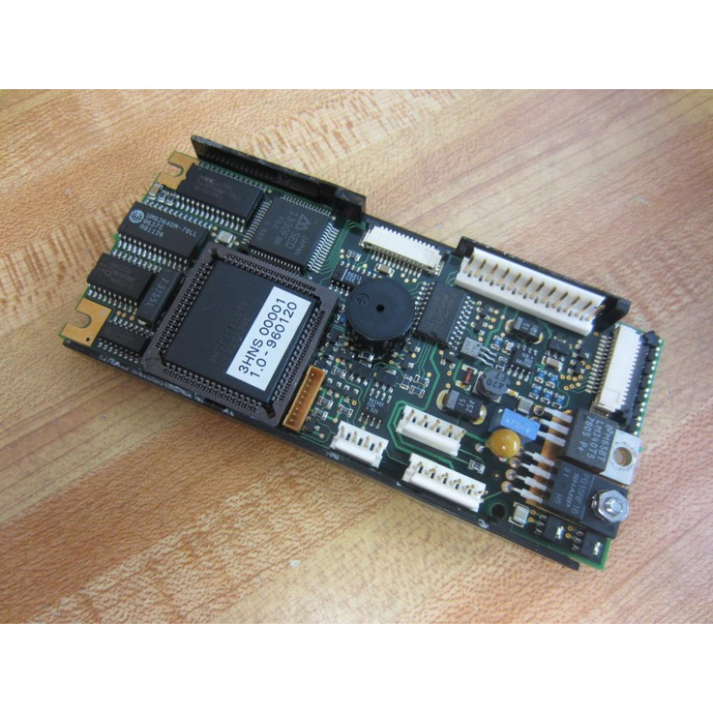 ABB 3HNS-00001 PC Board TPU-02 3HNE 30055 wCover - 3HNS00001 Only - Used
