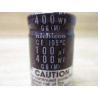 Nichicon GQ(M) 100µF Capacitor 9403 100µF 400WV 105°C - Used