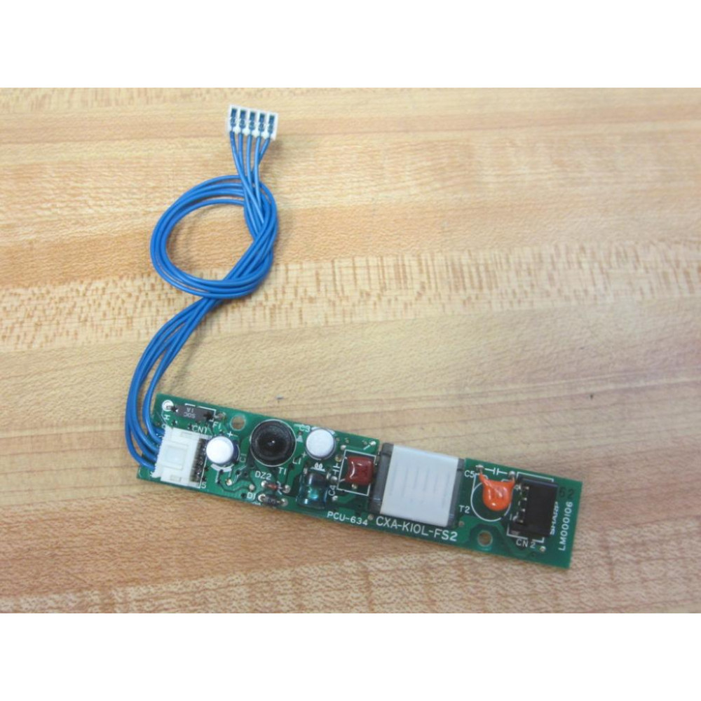 Sharp LM000106 LCD Inverter Module PCU-634 CXA-K10L-F32 w5 Wires + Connector - Used