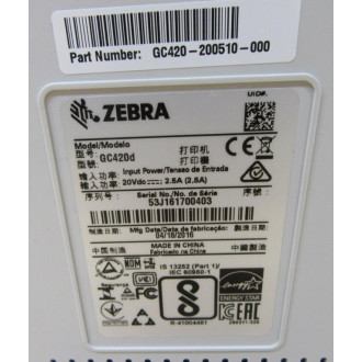 Zebra Technologies GC420-200510-000 Thermal Printer GC420200510000