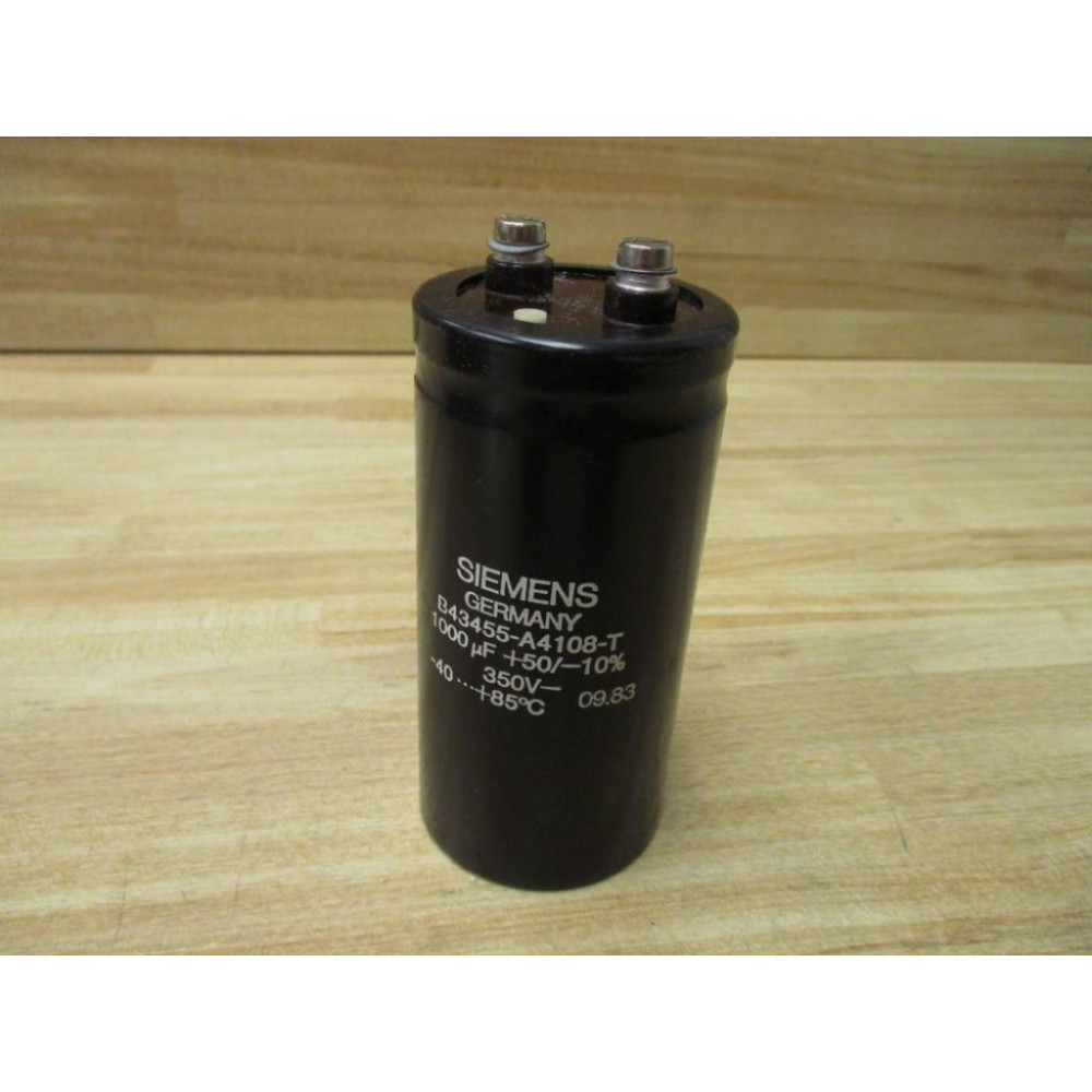 Siemens B43455-A4108-T Capacitor B43455A4108T - Used
